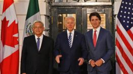 Joe Biden, Andrés Manuel López Obrador y Justin Trudeau