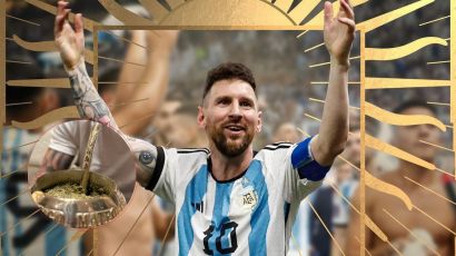 Lionel Messi causó furor con los detalles mundialistas en su mate