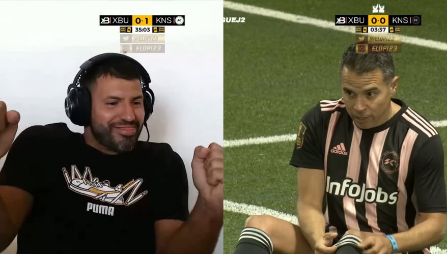 Javier Saviola volvió a las canchas: victoria para los del “Kun” Agüero y una nueva jornada de la Kings League