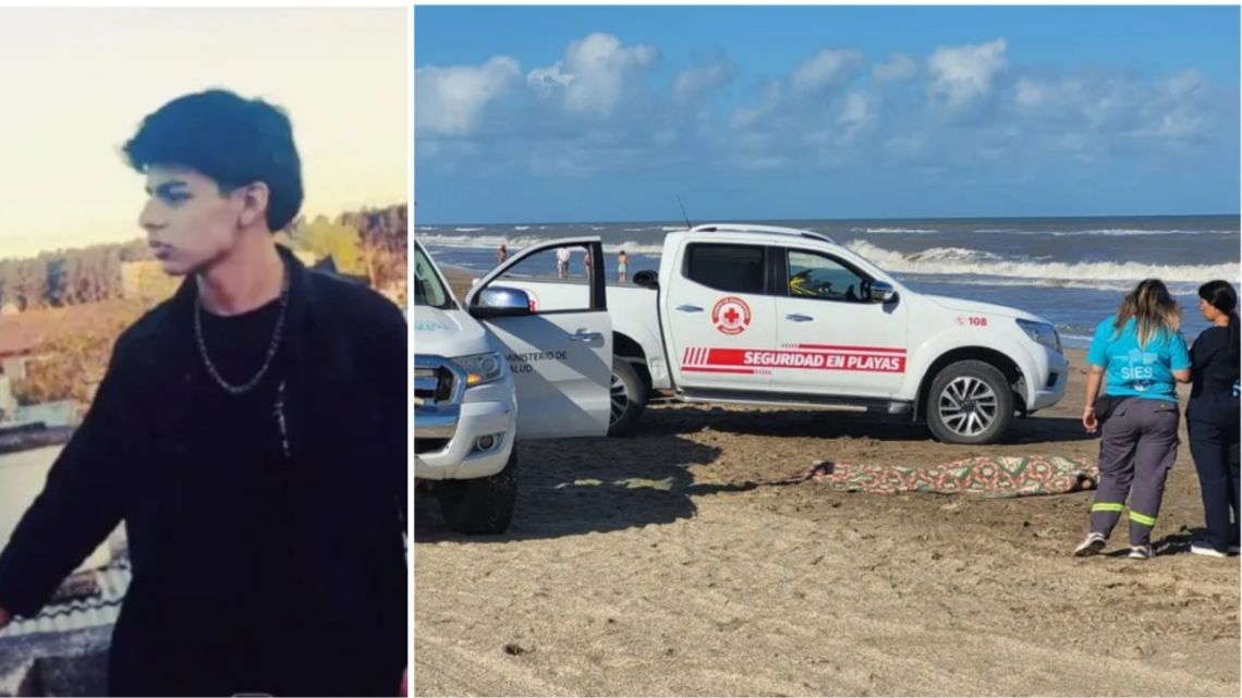 A 15-year-old boy who had disappeared in Mar de Ajó three days ago was found drowned in Pinamar