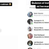 Estefi Berardi presentó a su hermano y le hizo una advertencia a sus seguidores: "Se calman"