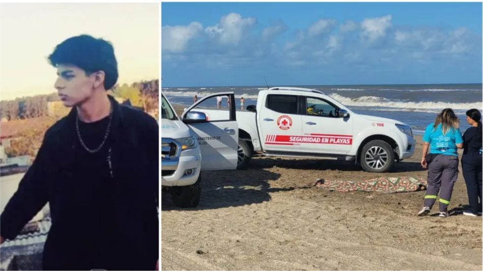Encontraron ahogado en Pinamar a un chico de 15 años que había desaparecido en Mar de Ajó hace tres días