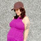 Malena Pichot mostró su embarazo en una sesión de fotos: "Conjuntito panza friendly"