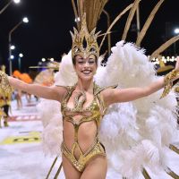 Tomás Holder, Mario Guerci y Matías Alé disfrutaron del lanzamiento del carnaval de Gualeguaychú