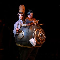 Los artistas realizan un ensayo general del espectáculo del Cirque du Soleil "Kurios: Gabinete de curiosidades" en el Royal Albert Hall de Londres. Foto de Daniel LEAL / AFP | Foto:AFP