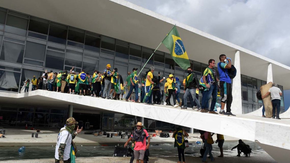 Turmoil in Brasilia as pro-Bolsonaro rioters attack the seats of government.