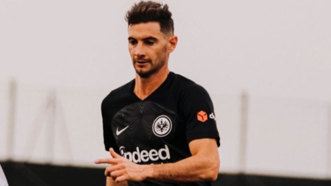 Lucas Alario scored a goal in a friendly against Lech Poznan