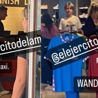 Wanda Nara y Maxi López se pasearon juntos por Buenos Aires en una salida de compras