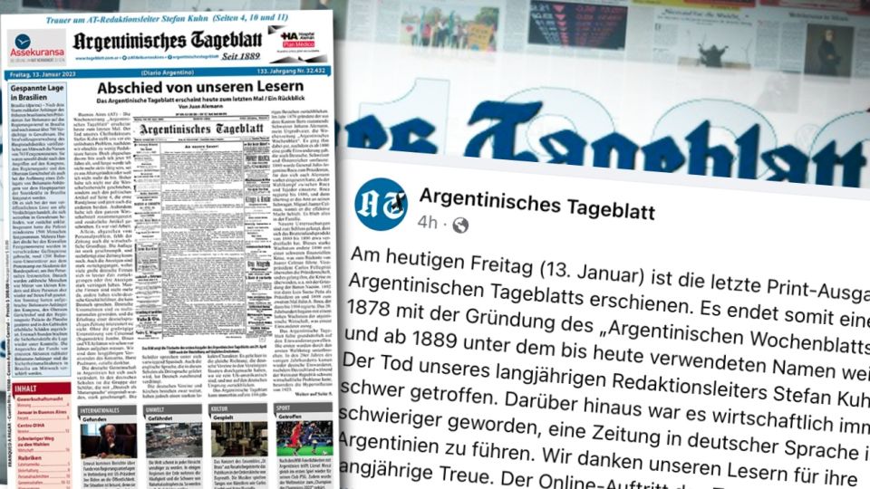 ‘Argentinisches Tageblatt’ newspaper stops printing after 134 years Buenos Aires Times
