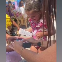 Las tiernas fotos del cumpleaños de Francesca de Paul, la hija de Cami Homs y Rodrigo de Paul