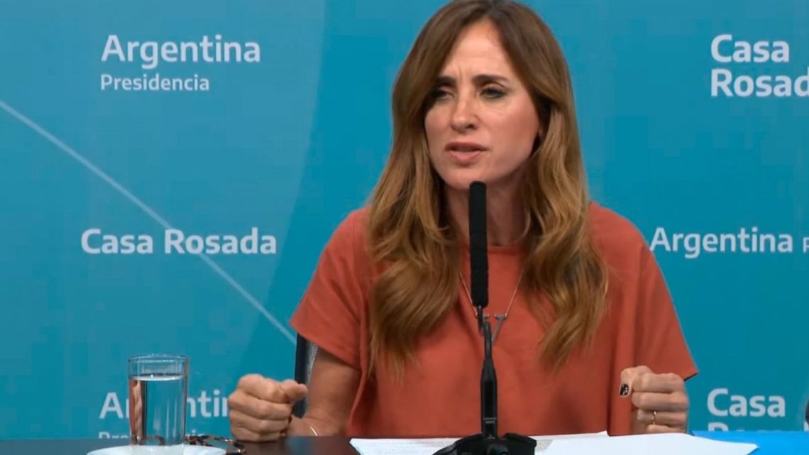 Social Development Minister Victoria Tolosa Paz.