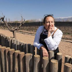  Patricia Courtois trabajó en bodegas en Cafayate y ahora siembra su impronta en Mendoza.