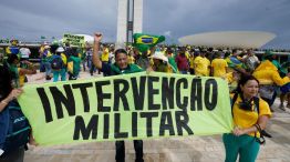 Seguidores bolsonaristas piden interevención militar