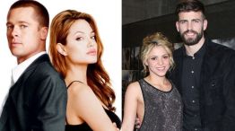 Shakira y Piqué: se ríen de ellos al compararlos con Brad Pitt y Angelina Jolie en un mural de Barcelona