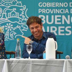 Axel Kicillof en Pinamar Conferencia prensa | Foto:PABLO CUARTEROLO
