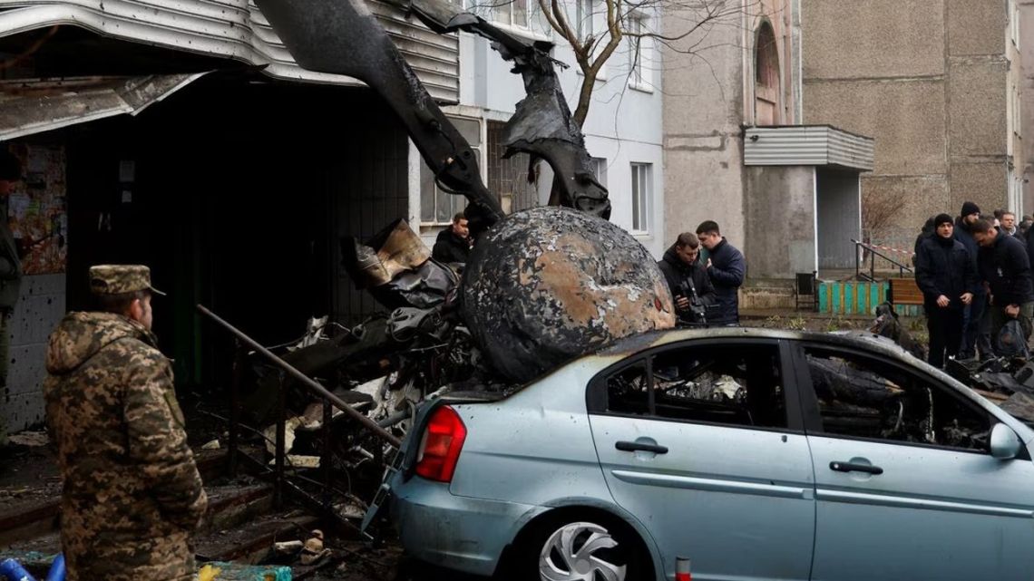 Ukraine: Interior Minister and 17 Others Killed in Helicopter Crash