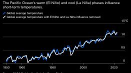The Effects of El Niño and La Niña
         | The Pacific Ocean's warm (El Niño) and cool (La Niña) phases influence short-term temperatures.