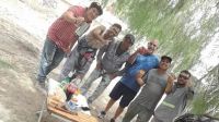 Docente jubilado pagó un asado a obreros 20230119
