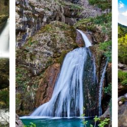 Nacimiento del río Mundo en Albacete, España.