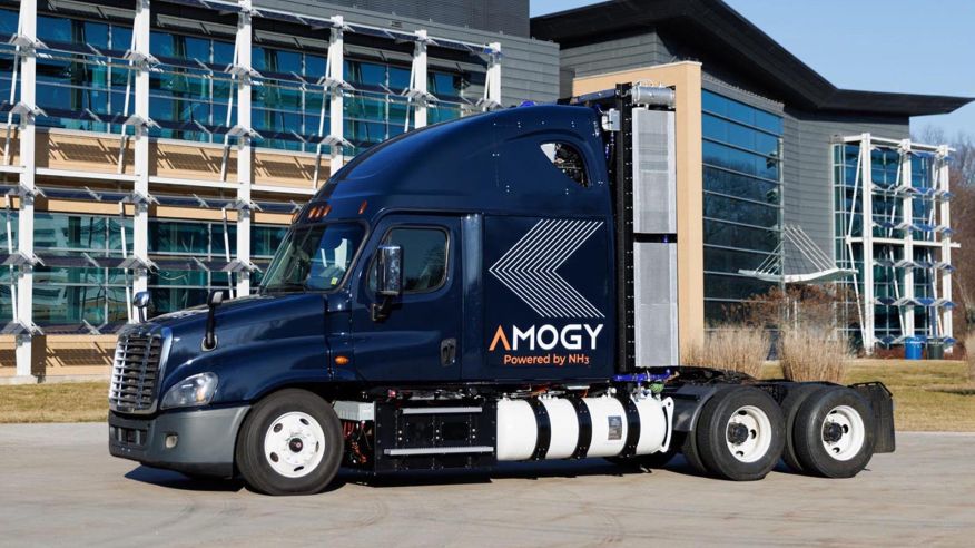 Amogy: el camión que funciona con amoníaco