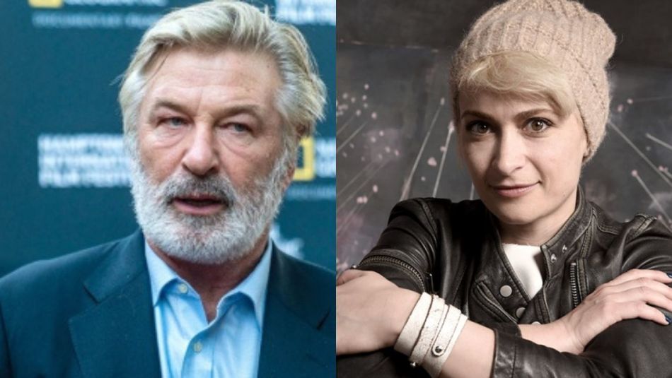 Alec Baldwin y Halyna Hutchins