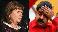 Patricia Bullrich y Nicolás Maduro.