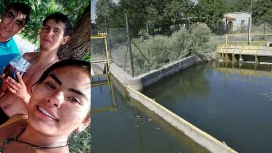 Dolor en Mendoza: tres jóvenes se tiraron a un canal de riego para refrescarse y murieron ahogados