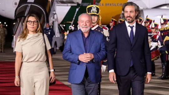 Arribo de Lula a la Argentina