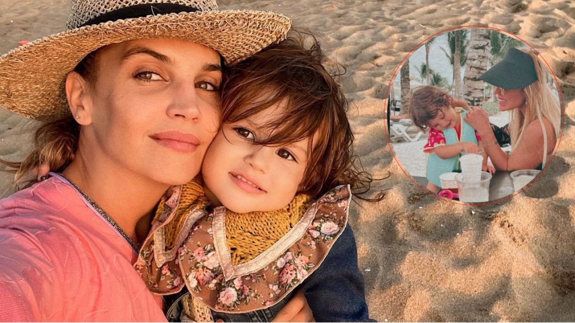 Sabrina Garciarena showed her daughter Mia’s emotion for vacationing with Panam: “Fan Mode”