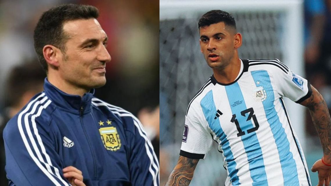 Cuti Romero’s wish on Scaloni’s continuity: “I would love for him to continue for life”