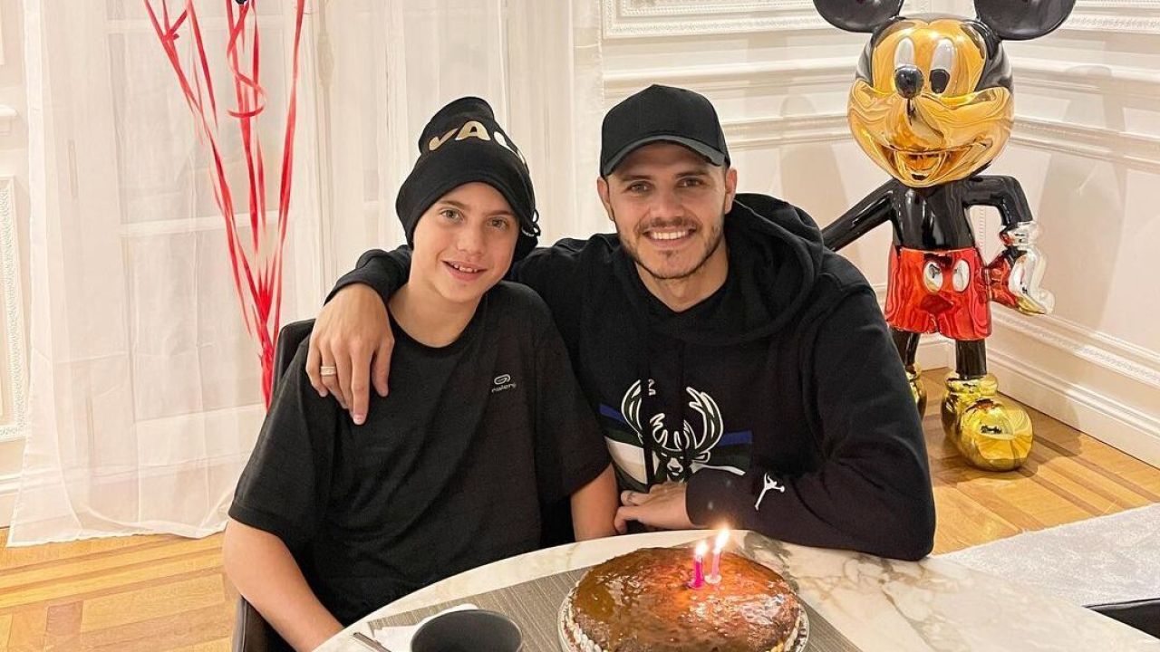 Icardi le dedicó un tierno saludo de cumpleaños a Valentino, hijo de Wanda Nara y Maxi López: "Voy a siempre | Caras