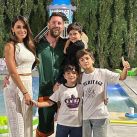 Leo Messi, Antonela Roccuzzo y sus tres hijos