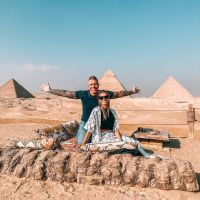 Alejandro Fantino y Coni Mosqueira mostraron las fotos de su luna de miel en Egipto