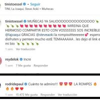 Rodrigo de Paul le dedicó un tierno mensaje a Tini Stoessel mientras crece la tensión con Camila Homs