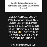 Cinthia Fernández le dedicó un fuerte mensaje a la madre de Fernando Báez Sosa