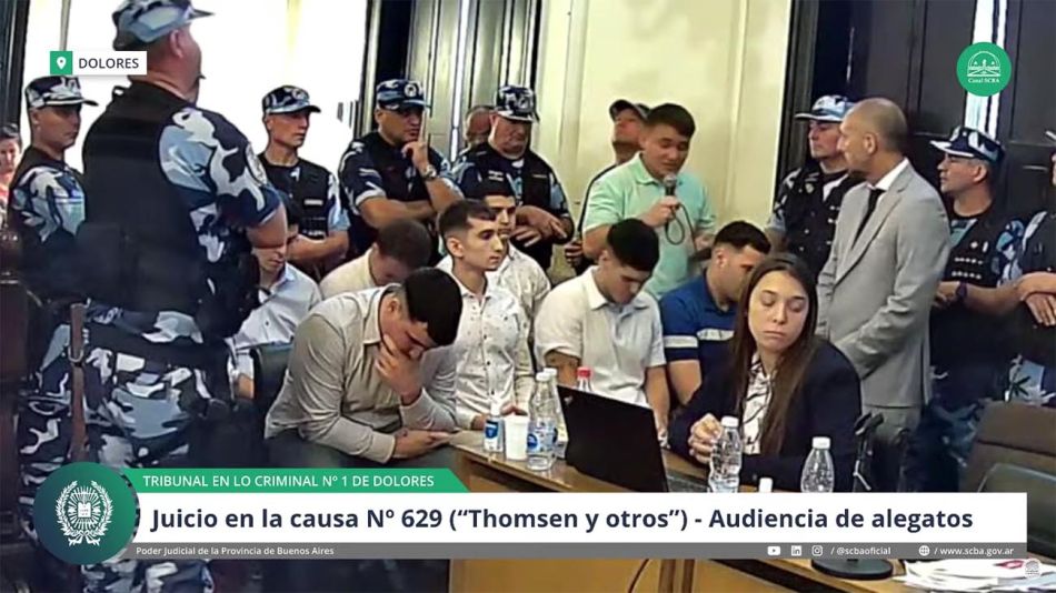 Alegatos por el juicio de Báez Sosa segundo día