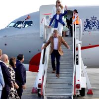 El look de Máxima para el primer viaje oficial de la Princesa Amalia