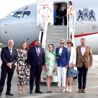 El look de Máxima para el primer viaje oficial de la Princesa Amalia