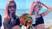 Tamara Báez habló de "cuernos" en un video a pesar de mostrarse buiena onda con L-Gante