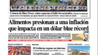 La tapa del Diario PERFIL de este sábado 28 de enero de 2023