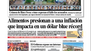 La tapa del Diario PERFIL de este sábado 28 de enero de 2023