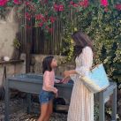 Bárbara Diez compartió fotos de sus vacaciones con Serena, la hija menor de Horacio Rodríguez Larreta
