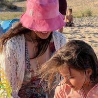 Bárbara Diez compartió fotos de sus vacaciones con Serena, la hija menor de Horacio Rodríguez Larreta