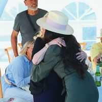 Lætitia d 'Arenberg y sus caballos: la Princesa y Gina Roemmers en la estancia "Las Rosas"