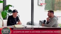 Andy Kusnetzogg y Lionel Messi