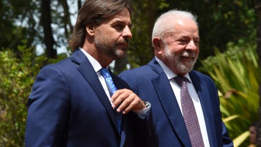 Lula da Silva y Luis Lacalle Pou