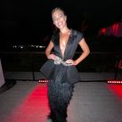 Stefi Roitman marcó tendencia en la boda de Marc Anthony con un look total black