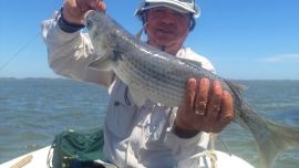 La hermosa y generosa albufera de Mar Chiquita promete, para este 2023, ser escenario de exitosas jornadas en busca de lisas.