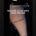 La China Suárez compartió el tatuaje que una fan se hizo de ella