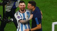 Lionel Messi y Lionel Scaloni